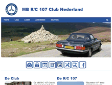 Tablet Screenshot of mb107sl-club.nl